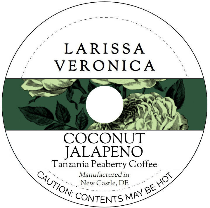 Coconut Jalapeno Tanzania Peaberry Coffee <BR>(Single Serve K-Cup Pods)