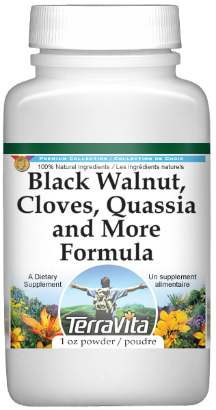 Black Walnut, Cloves, Quassia and More Formula Powder