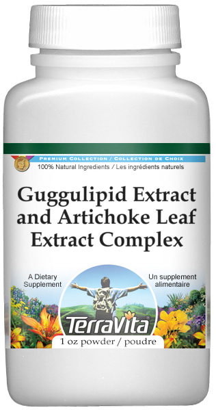 Guggulipid Extract and Artichoke Leaf Extract Complex Powder