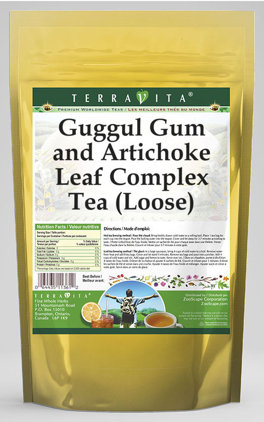 Guggul Gum and Artichoke Leaf Complex Tea (Loose)
