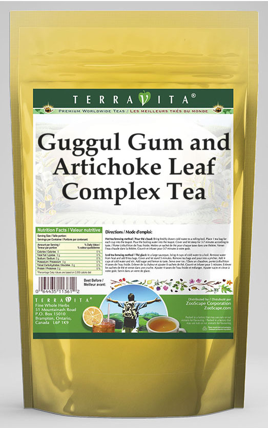 Guggul Gum and Artichoke Leaf Complex Tea