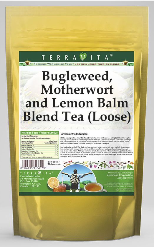 Thyroid Support Tea (Loose) - Bugleweed, Motherwort and Lemon Balm