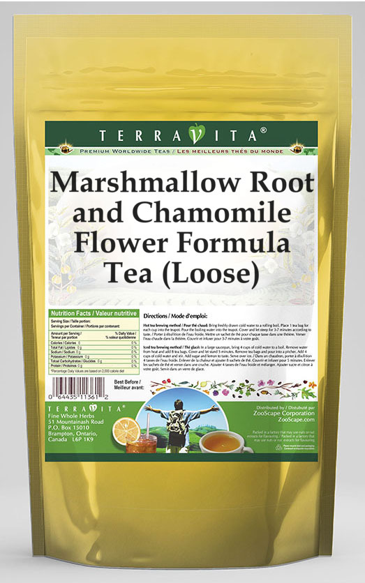 Marshmallow Root and Chamomile Flower Formula Tea (Loose)