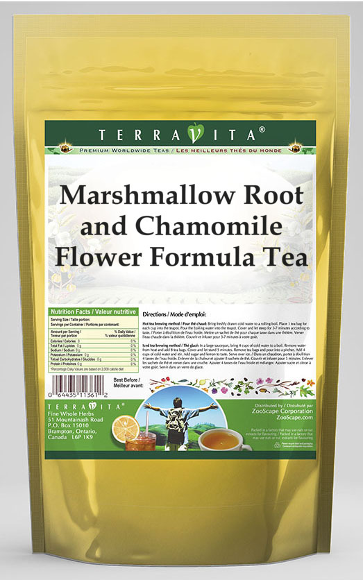 Marshmallow Root and Chamomile Flower Formula Tea