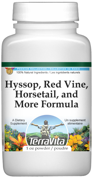 Hyssop, Red Vine, Horsetail, and More Formula Powder
