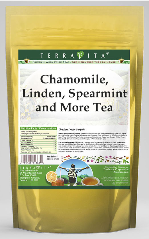 Chamomile, Linden, Spearmint and More Tea