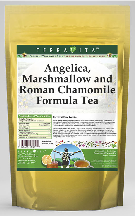 Angelica, Marshmallow and Roman Chamomile Formula Tea