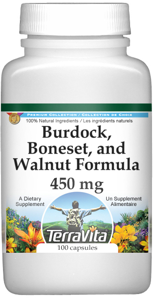 Burdock, Boneset, and Walnut Formula - 450 mg