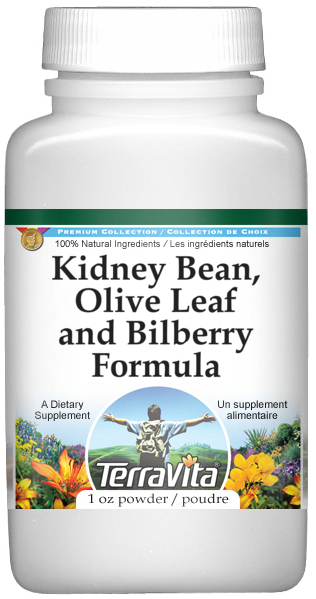 Kidney Bean, Olive Leaf and Bilberry Formula Powder