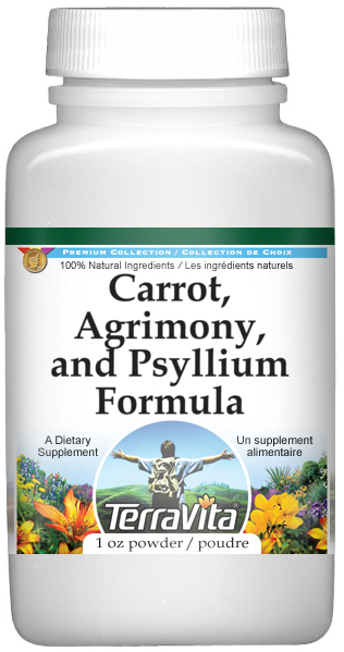 Carrot, Agrimony, and Psyllium Formula Powder