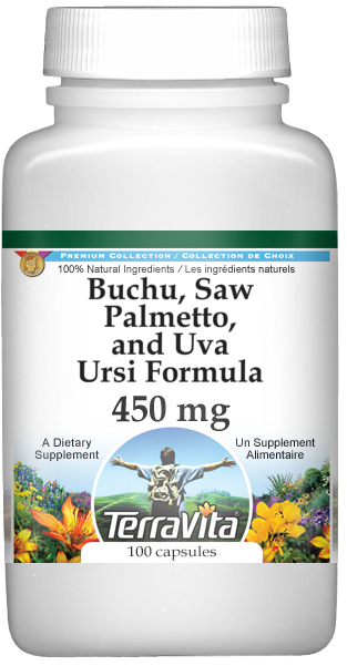 Buchu, Saw Palmetto, and Uva Ursi Formula - 450 mg