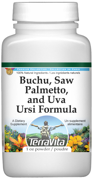 Buchu, Saw Palmetto, and Uva Ursi Formula Powder