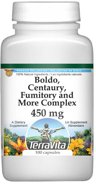 Boldo, Centaury, Fumitory and More Complex - 450 mg