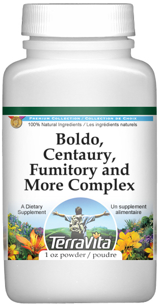 Boldo, Centaury, Fumitory and More Complex Powder