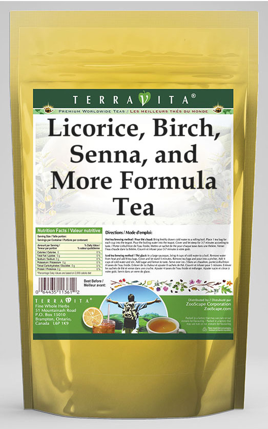 Licorice, Birch, Senna, and More Formula Tea
