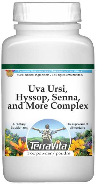 Uva Ursi, Hyssop, Senna, and More Complex Powder