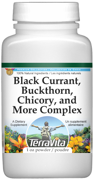 Black Currant, Buckthorn, Chicory, and More Complex Powder