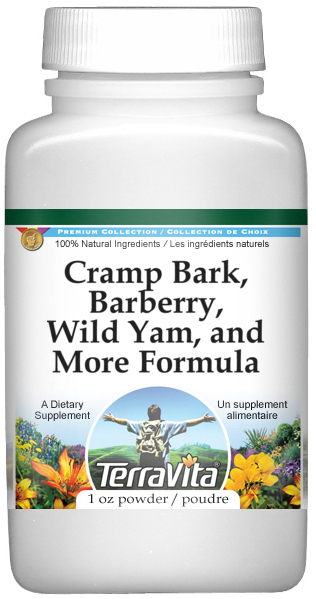 Cramp Bark, Barberry, Wild Yam, and More Formula Powder