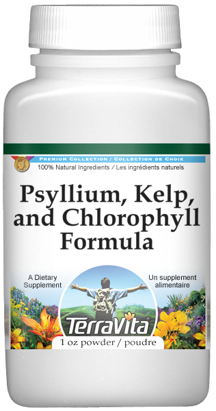 Psyllium, Kelp, and Chlorophyll Formula Powder