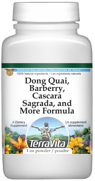 Dong Quai, Barberry, Cascara Sagrada, and More Formula Powder