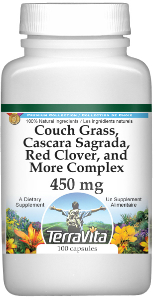 Couch Grass, Cascara Sagrada, Red Clover, and More Complex - 450 mg