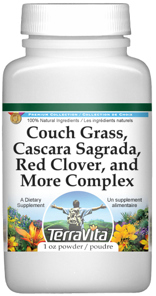 Couch Grass, Cascara Sagrada, Red Clover, and More Complex Powder