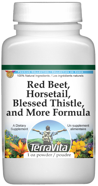 Red Beet, Horsetail, Blessed Thistle, and More Formula Powder
