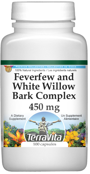 Feverfew and White Willow Bark Complex - 450 mg