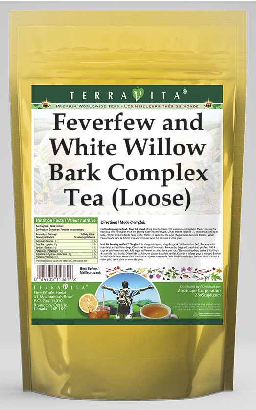 Feverfew and White Willow Bark Complex Tea (Loose)