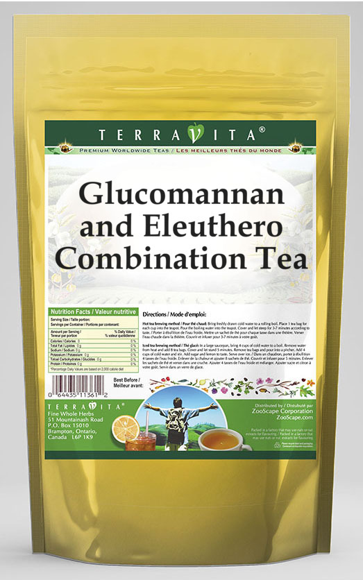 Glucomannan and Eleuthero Combination Tea