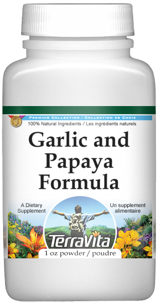 Garlic and Papaya Formula Powder