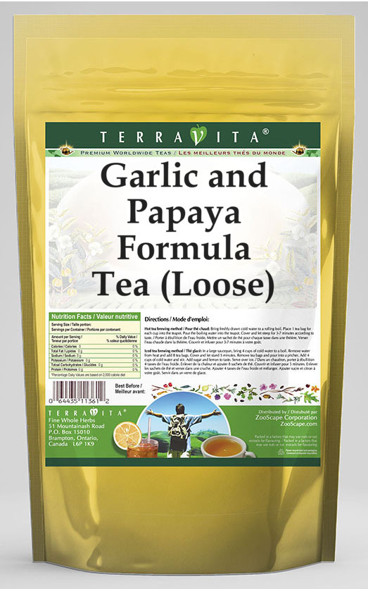 Garlic and Papaya Formula Tea (Loose)