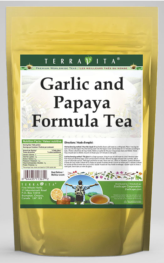 Garlic and Papaya Formula Tea