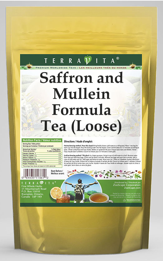 Saffron and Mullein Formula Tea (Loose)