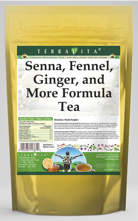 Senna, Fennel, Ginger, and More Formula Tea