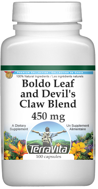 Boldo Leaf and Devil's Claw Blend - 450 mg