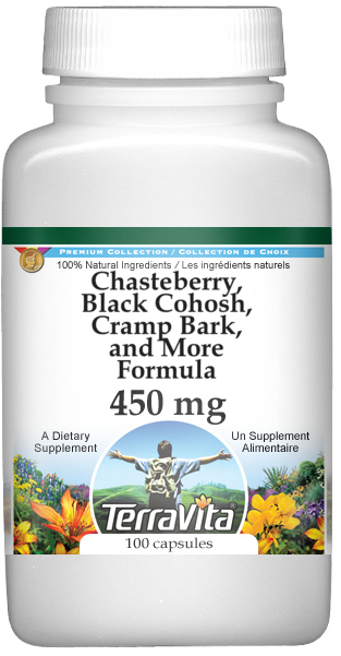 Chasteberry, Black Cohosh, Cramp Bark, and More Formula - 450 mg