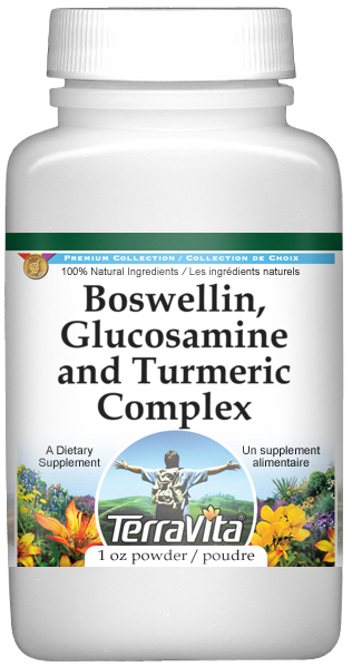 Boswellin, Glucosamine and Turmeric Complex Powder