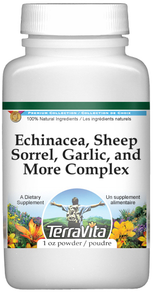 Echinacea, Sheep Sorrel, Garlic, and More Complex Powder