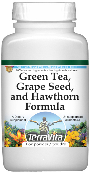 Green Tea, Grape Seed, and Hawthorn Formula Powder