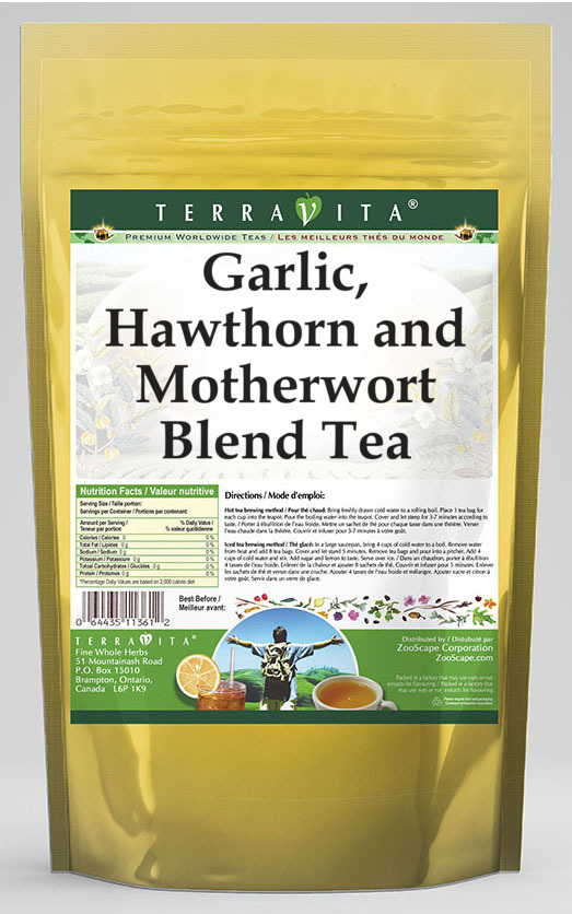 Garlic, Hawthorn and Motherwort Blend Tea