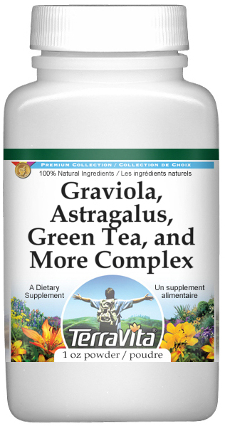 Graviola, Astragalus, Green Tea, and More Complex Powder