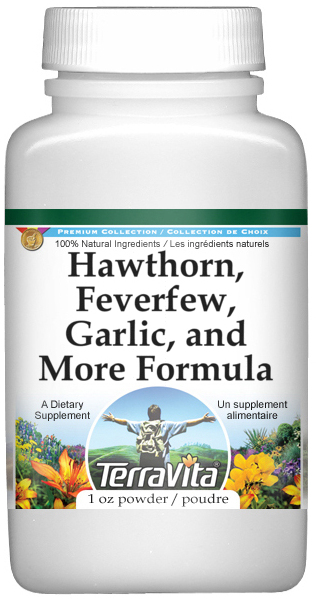 Hawthorn, Feverfew, Garlic, and More Formula Powder