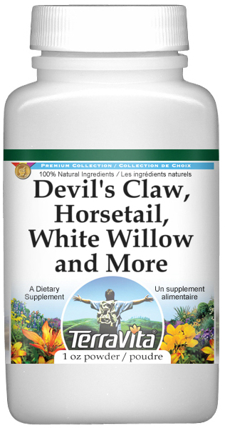 Devil's Claw, Horsetail, White Willow and More Powder