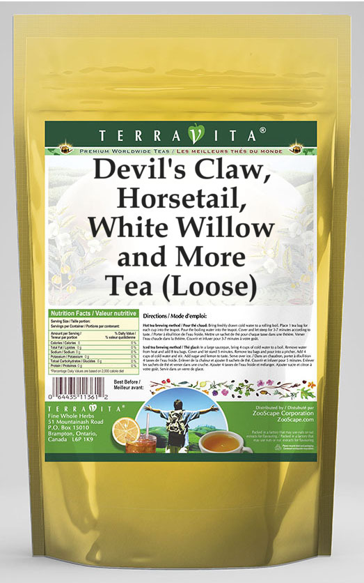 Devil's Claw, Horsetail, White Willow and More Tea (Loose)