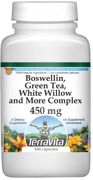 Boswellin, Green Tea, White Willow and More Complex - 450 mg