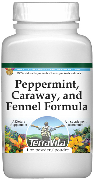 Peppermint, Caraway, and Fennel Formula Powder