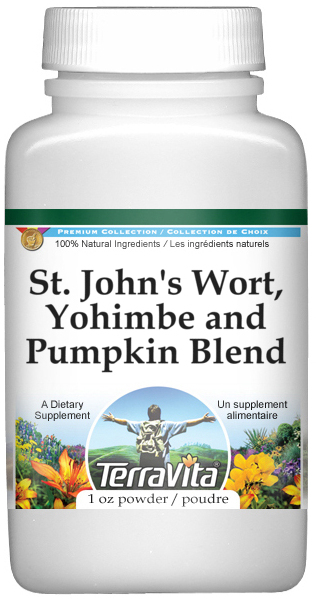 St. John's Wort, Ginkgo and Pumpkin Blend Powder