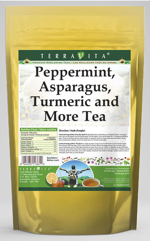 Peppermint, Asparagus, Turmeric and More Tea