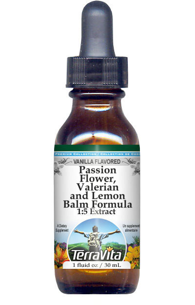 Passion Flower, Valerian and Lemon Balm Formula Glycerite Liquid Extract (1:5)